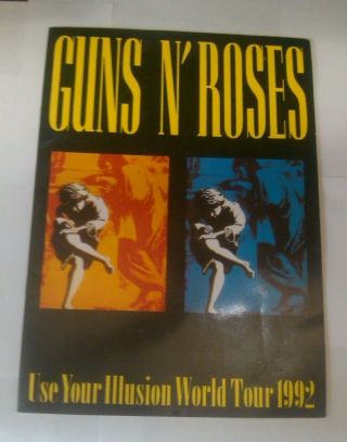 Guns N Roses Use Your Illusion World Tour 1992 Programme