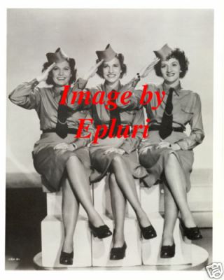 Andrews Sisters 8x10 B&w Publicity Photo