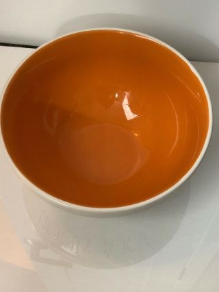 2018 Rae Dunn LL Hocus Pocus Ceramic Bowl Halloween Orange Inside 4