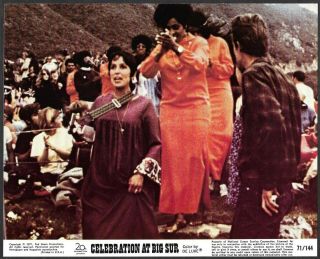 Celebration At Big Sur Joan Baez 1971 Promo Photo Combs Sisters