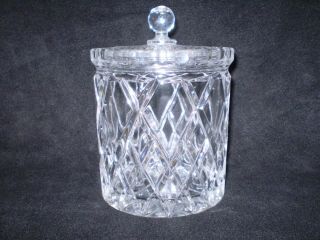 Vintage Lead Crystal Biscuit Jar