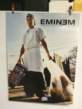 Eminem “marshall Mathers Lp”.  18”x24” 2000 Promo Poster 2