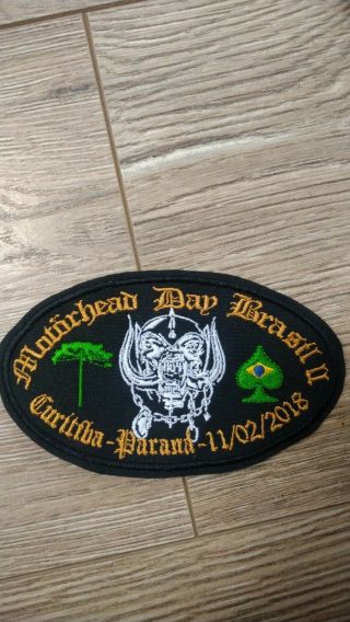 Motorhead Patch,  Vintage,  Collectable,  Rare Music Patch,  Brazil (patch Amnesty)