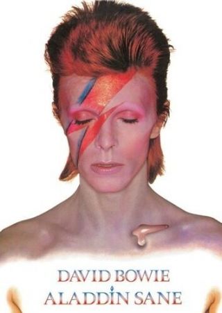 David Bowie Poster - Aladdin Sane Album Cover - 91 X 61 Cm 36 " X 24 "