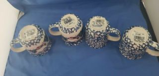 SET OF 4 TIENSHAN FOLK CRAFT 4 - PC PLACE SETTINGS CHINA CABIN IN THE SNOW 7