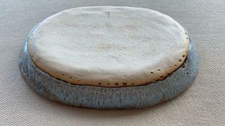 Bote Boutique Handmade Stoneware Condiment Plate,  Blue/Brown 3