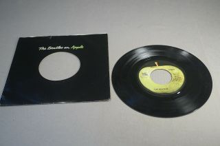 Vintage 45 Rpm Record - The Beatles Something / Come Together