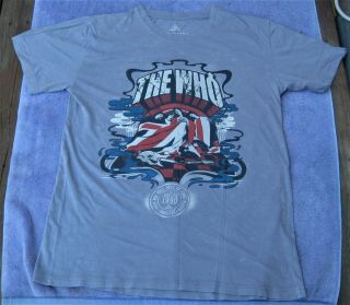 Rock & Roll Hall Of Fame Inductee The Who Graphic T - Shirt Adult Size Large