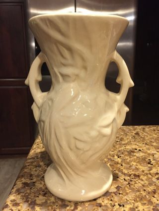 Vintage Mccoy Vase White Bird Of Paradise