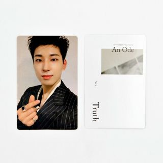 [seventeen] An Ode 독:fear Official Photocard / Truth Ver.  B - 1.  Wonwoo