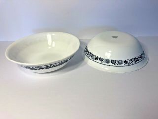 Set Of 2 Corelle Old Town Blue Onion 8 1/4 " Vegetable Serving Bowls Corning
