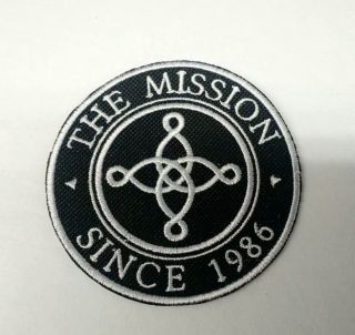 The Mission Patch Embroidered Iron/sew On Delivery Worldwide Sisters Of Mercy