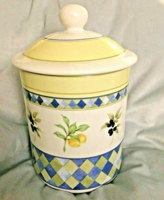 Royal Doulton - Carmina - Canister - Small Size 6 1/2 Inch - With Tags
