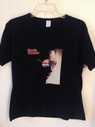 Retro 70s Stevie Wonder " Music Of My Mind " Xl T - Shirt Higher Ground Innervisions