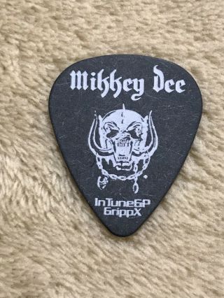 Scorpions / Motorhead “Mikkey Dee” 2018 Tour Guitar Pick - Rare 2
