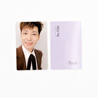 [seventeen] An Ode 독:fear Official Photocard / Truth Ver.  A - 1.  Wonwoo