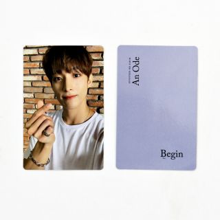 [seventeen] An Ode 독 : Fear Official Photocard / Begin Ver.  A - 1.  Dk