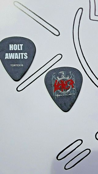 Slayer Gary Holt Awaits 2011 Soundwave Festival Tour Guitar Pick