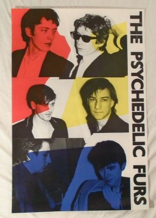 Psychedelic Furs 1981 Promo Poster