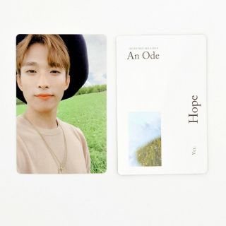 [seventeen]an Ode 독:fear Official Photocard/hope Ver.  B - 1.  Dk