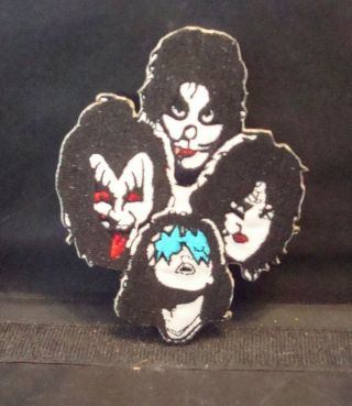 Classic " Kiss " The Group 4 Heads Patch