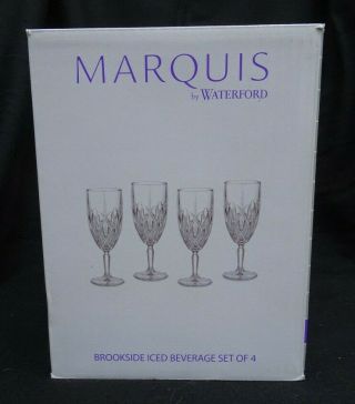 Marquis By Waterford Brookside Iced Beverage Set Of 4 Made In Germany