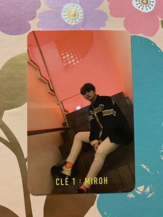 Stray Kids Cle1: Miroh Official Photocard Lee Know / Minho Behind