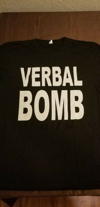 Tori Amos - Verbal Bomb T - Shirt Size Medium Unrepentant Geraldines Tour 2014