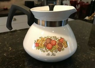 Tea Pot Corning 6 - Cup P - 104 Spice Of Life