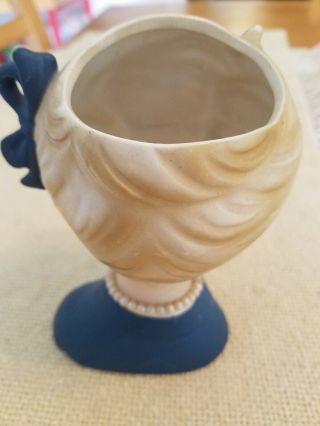 Vintage Lady Head Vase 5 1/2 