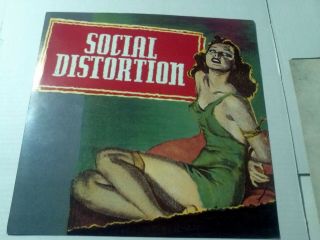 Social Distortion - S/t Record Flat Poster 12 " By 12 " Vintage 1992