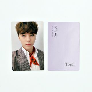 [seventeen] An Ode 독:fear Official Photocard / Truth Ver.  A - 1.  Vernon