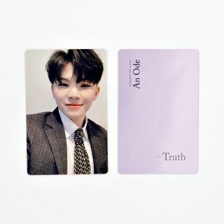 [seventeen] An Ode 독:fear Official Photocard / Truth Ver.  A - 2.  Woozi