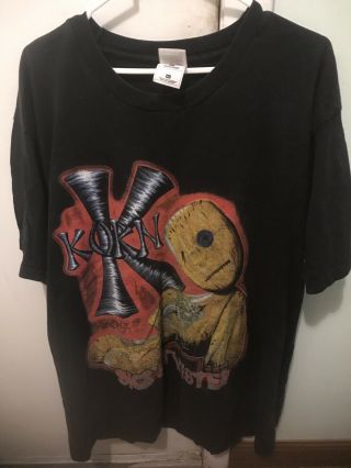 Korn Sick And Twisted Tour Shirt 2000 Xl