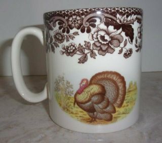 Spode Woodland Turkey Game Bird Mug Made In England 3 3/8 " H Multiple Available
