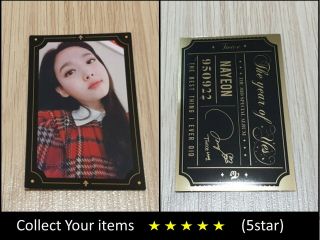 Twice 3rd Special Album The Year Of Yes Nayeon A Official Photo Card