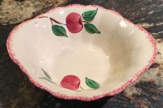 Vintage Blue Ridge Sothern Potteries Lugged Cereal Bowl Colonial Crab Apple