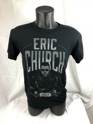 Eric Church Holdin My Own 2017 Tour Shirt Small Concert Double Sided Country