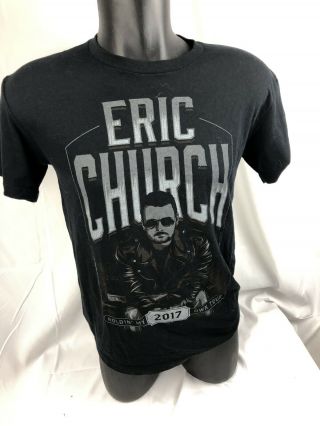 Eric Church Holdin My Own 2017 Tour Shirt Small Concert Double Sided Country 2