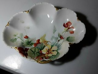 R.  C.  Versailles Rosenthal Hand Painted Floral Bowl