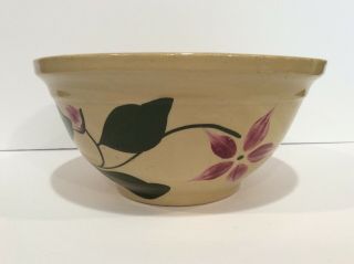 Vintage Watt Oven Ware Pottery 8 " - 5 Petal Star Flower Bowl Unique
