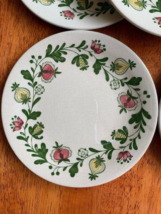 7 Johnson Brothers Gretchen Bread Plates Staffordshire Old Granite Porcelain 2