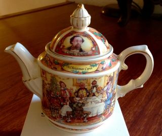 James Sadler Teapot Made In England Charles Dickens A Christmas Carol