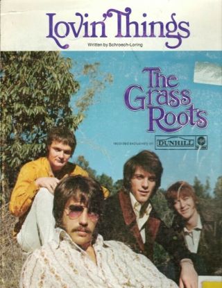 Sheet Music: The Grass Roots Lovin 