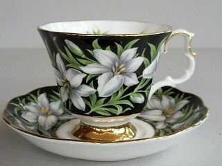 Royal Albert PROVINCIAL FLOWERS Madonna Lily Cup & Saucer 2