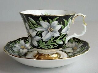 Royal Albert PROVINCIAL FLOWERS Madonna Lily Cup & Saucer 5