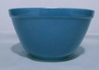 Vintage Pyrex 401 Turquoise Blue 1 - 1/2 Pint Nesting Mixing Bowl