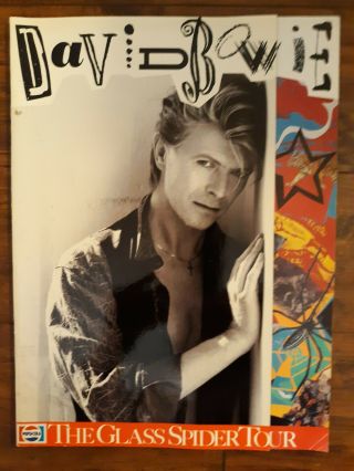 David Bowie 1987 Glass Spider Vintage Tour Program Very Good Cool Photos