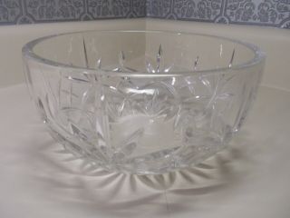Tiffany & Co Crystal Bowl 8 " W And 4 " H