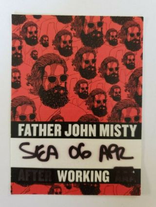 (2016) Father John Misty Tour All Access Crew Backstage Pass